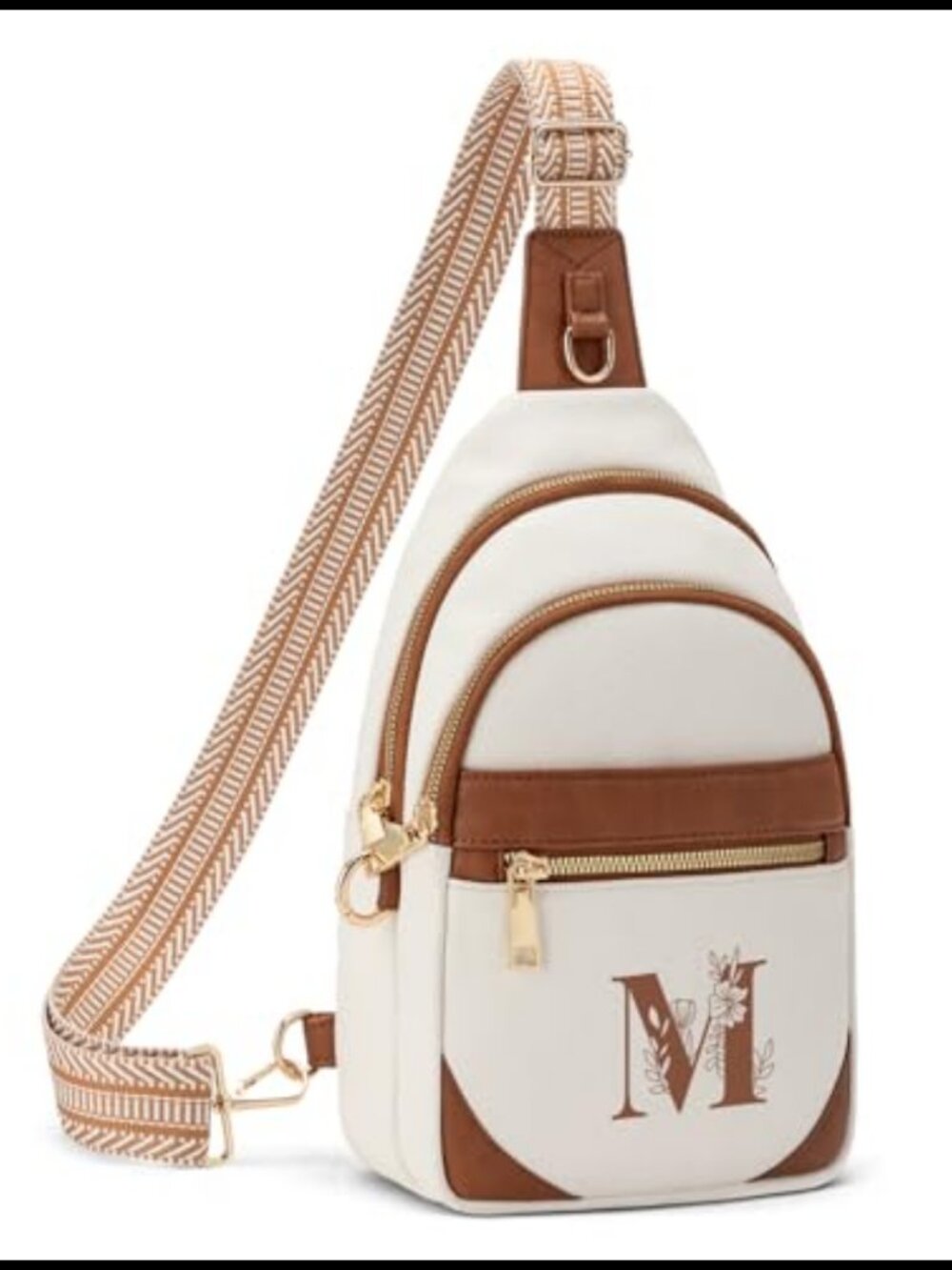 Anti-Theft RFID Crossbody Sling Bag for Women with Locking Zippers